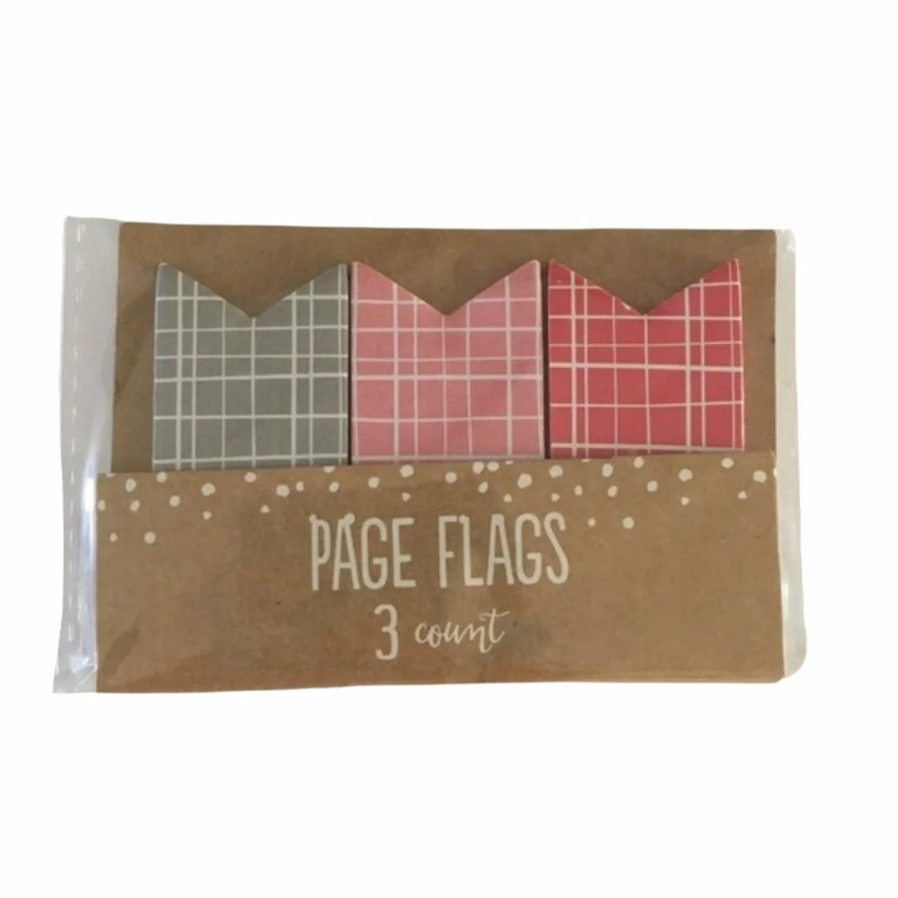 Stationery Set Christmas Dots Page Flags Pencils Journal Planner Accessories